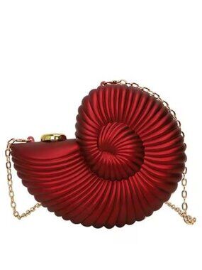 RED SHELL BAG